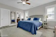 135 Darel Street, Rocky Point, NC 28457 — 4-bedroom waterfront home in Brick Chimney Landing, Rocky Point, NC, photo 24 of 72: Primary Bedroom