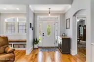 497 Broomsedge Court SE, Bolivia, NC 28422 — 4-bedroom waterfront home in Winding River Plantation, Bolivia, NC, photo 7 of 60: Entry way
