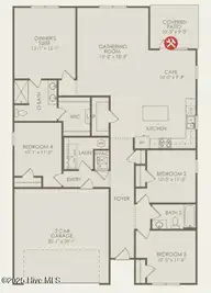 555 Coronado Avenue SE, Leland, NC 28451 — 4-bedroom home in Herring Shores, Leland, NC, photo 2 of 18: Ibis Floorplan