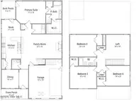 2508 Plover Way, New Bern, NC 28562 — 4-bedroom home in Hickory Run at River Trace, New Bern, NC, photo 3 of 12: floor plan