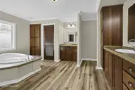 552 Colonial Landing Road SE, Bolivia, NC 28422 — 2-bedroom waterfront manufactured home in Vineyard Landing, Bolivia, NC, photo 21 of 52: 21-web-or-mls-Primary bath
