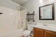 251 Bannermans Mill Road, Richlands, NC 28574 — 3-bedroom home in Cherrywoods, Richlands, NC, photo 9 of 19: Guest Bathroom