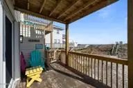 3802 Island Drive, North Topsail Beach, NC 28460 — 3-bedroom waterfront townhome in MFBostic, North Topsail Beach, NC, photo 16 of 49: Main Floor Balcony View