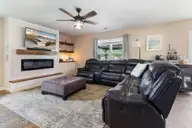 26 Fresh Air Drive, Hampstead, NC 28443 — 4-bedroom home in Hope Creek, Hampstead, NC, photo 15 of 39: Fireplace