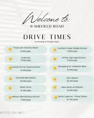 8 Sheffield Road, Jacksonville, NC 28546 — 3-bedroom home in Montclair, Jacksonville, NC, photo 2 of 35: Drive Times