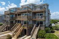 1784 New River Inlet Road 4, North Topsail Beach, NC 28460 — 3-bedroom waterfront townhome in Shipwatch Villas, North Topsail Beach, NC, photo 6 of 60: 1784 #4 New River Inlet Road - Aerial -