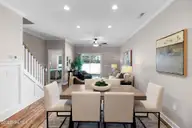 239 Cline Way Unit 109, Beaufort, NC 28516 — 3-bedroom townhome in 1809 Live Oak, Beaufort, NC, photo 10 of 45: Kitchen Open to Living Room