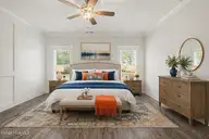 22 Juju Drive, Clayton, NC 27520 — 3-bedroom home in Cedardale, Clayton, NC, photo 23 of 40: Virtually staged owners suite