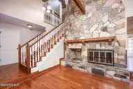 549 Lucas Road, West End, NC 27376 — 3-bedroom waterfront home in West End, West End, NC, photo 22 of 43: 549 Lucas Rd stone fireplace