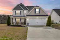 214 Breakwater Drive, Sneads Ferry, NC 28460 — 3-bedroom home in Bridgeport, Sneads Ferry, NC, photo 1 of 48: 1_virtual twilight