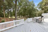 131 Oakleaf Drive, Pine Knoll Shores, NC 28512 — 3-bedroom waterfront home in Piksco, Pine Knoll Shores, NC, photo 20 of 35: Large Deck