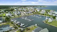 818 Cannonsgate Drive, Newport, NC 28570 — waterfront lot in Cannonsgate, Newport, NC, photo 19 of 23: 818 Cannonsgate Drive Left Side Aerial W