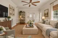 105 Green Bank Court, Rocky Mount, NC 27804 — 3-bedroom home in Charleston Place, Rocky Mount, NC, photo 20 of 44: Virtually Staged Living Room