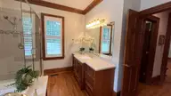 722 Wellington Lane, Tarboro, NC 27886 — 3-bedroom home in Summerfield, Tarboro, NC, photo 9 of 79: Primary Left Vanity and shower