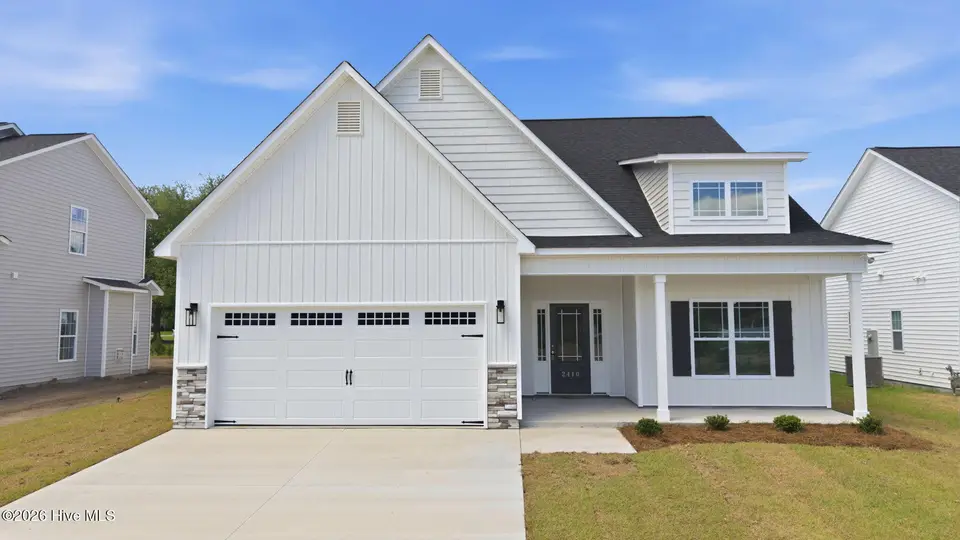 2410 Great Laurel Court, Greenville, NC 27834 — 3-bedroom home in Stone Haven at Landover, Greenville, NC, photo 1 of 46: 1-web-or-mls-dji_20260427144421_0319_d