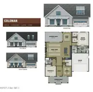 601 Caisson Run, Wilmington, NC 28412 — 4-bedroom home in Riverlights, Wilmington, NC, photo 4 of 30: Coleman plan