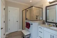 7a Martin Drive, Whispering Pines, NC 28327 — 2-bedroom townhome in Whisper Creek, Whispering Pines, NC, photo 15 of 28: primary bath1