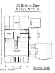 275 Hollycrest Drive, Pinehurst, NC 28374 — 5-bedroom home in Hollycrest, Pinehurst, NC, photo 4 of 46: Floor plan, upstairs