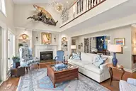 152 Arborvitae Drive, Pine Knoll Shores, NC 28512 — 3-bedroom waterfront home in Pine Knoll Association, Pine Knoll Shores, NC, photo 8 of 61: living room
