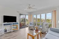 590 Marina Drive E-5, Pine Knoll Shores, NC 28512 — 3-bedroom waterfront condo in Beacon's Reach, Pine Knoll Shores, NC, photo 3 of 31: Living Room