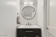 391 James Street, Vass, NC 28394 — 3-bedroom townhome in James Pointe Townhomes, Vass, NC, photo 6 of 51: Cute Powder Room