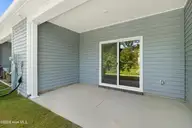 228 Cline Way Unit 131, Beaufort, NC 28516 — 3-bedroom townhome in 1809 Live Oak, Beaufort, NC, photo 17 of 37: Covered Patio