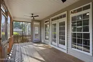 104 Bargate Drive, New Bern, NC 28562 — 3-bedroom home in Hunters Ridge, New Bern, NC, photo 6 of 62: Screened Porch