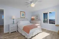 301 Salter Path Road 12 Genesis, Pine Knoll Shores, NC 28512 — 3-bedroom waterfront condo in Genesis, Pine Knoll Shores, NC, photo 20 of 48: Bedroom 2 with ocean views
