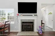 3714 Elizabeth Avenue, New Bern, NC 28562 — 2-bedroom home in Surrey Downs, New Bern, NC, photo 9 of 41: Fireplace