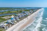 1324 New River Inlet Road, North Topsail Beach, NC 28460 — 5-bedroom waterfront townhome, North Topsail Beach, NC, photo 24 of 75: aerials-14