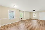 733 Cedarbrook Drive, Rocky Mount, NC 27803 — 3-bedroom home, Rocky Mount, NC, photo 3 of 12: Living/ Dining (from back)