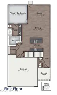 429 Oak Knoll Drive Lot 63, Jacksonville, NC 28546 — 5-bedroom home in Vineyard Trail, Jacksonville, NC, photo 3 of 29: First Floor Wren