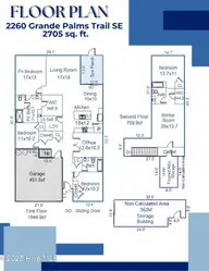 2260 Grande Palms Trail SE, Bolivia, NC 28422 — 4-bedroom home in Grande Palms, Bolivia, NC, photo 5 of 48: Floor plan