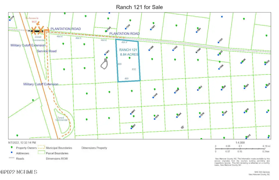 121 Plantation Road, Wilmington, NC 28411 — lot in Greenview Ranches, Wilmington, NC, photo 1 of 1: Ranch 121