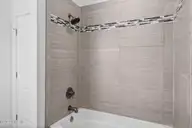 1318 N New River Drive, Surf City, NC 28445 — 5-bedroom home in Del Mar Beach, Surf City, NC, photo 19 of 30: Bath 2 shower