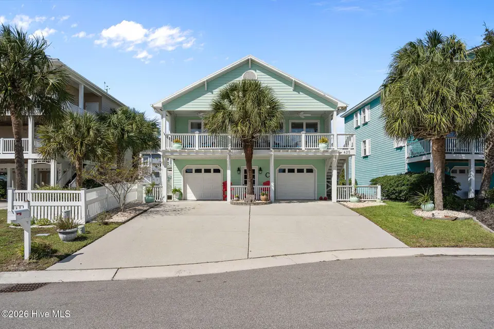 425 Sandman Drive, Kure Beach, NC 28449 — 5-bedroom home in Kure Dunes, Kure Beach, NC, photo 1 of 56: Exterior Picture