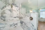 323 Brook Lane, Newport, NC 28570 — 3-bedroom waterfront home in Barnesfield, Newport, NC, photo 18 of 34: shower