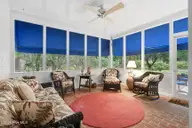 133 Steeplechase Road, Rocky Mount, NC 27804 — 5-bedroom home in Candlewood, Rocky Mount, NC, photo 14 of 51: Screened-in Porch