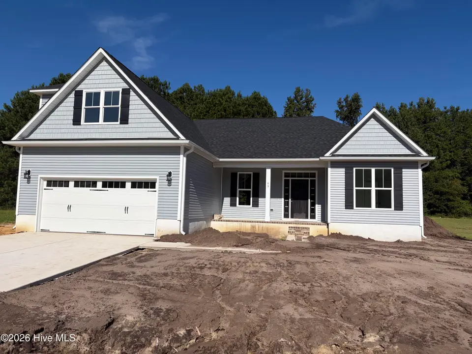 63 Waterfall Lane, Whiteville, NC 28472 — 4-bedroom waterfront home in Waterfall Estates, Whiteville, NC, photo 1 of 22: 63 WATERFALL LANE PROGRESS PHOTO