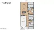 1566 E White Egret Lane NE Lot 734, Bolivia, NC 28422 — 3-bedroom home in Eagle Creek, Bolivia, NC, photo 3 of 29: Devon Floorplan