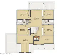 597 Belcroft Drive, Carthage, NC 28327 — 6-bedroom home in Ravensbrook, Carthage, NC, photo 3 of 3: RB 78 Second floor
