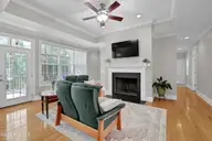 134 Wild Berry Lane, Hampstead, NC 28443 — 5-bedroom waterfront home in Bent Tree, Hampstead, NC, photo 8 of 46: Living Room