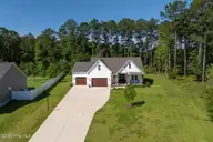 210 Brittany Lane, Stella, NC 28582 — 3-bedroom waterfront home in Forest Ridge, Stella, NC, photo 3 of 70: 210 Brittany Lane - Exterior - MLS_38
