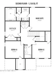 102 Tigris Court, Zebulon, NC 27597 — 3-bedroom home in Riverside, Zebulon, NC, photo 10 of 10: Second Floor