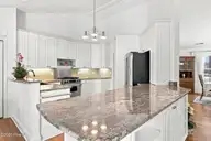 2119 Royal Pines Drive, New Bern, NC 28560 — 3-bedroom waterfront home in Fairfield Harbour, New Bern, NC, photo 6 of 47: Awesome Granite Work Space