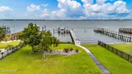 102 Shoreline Drive, Atlantic Beach, NC 28512 — 2-bedroom waterfront home in Bogue View Shores, Atlantic Beach, NC, photo 22 of 29: Soundfront/Dock view