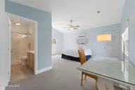 221 Creek Road, Beaufort, NC 28516 — 2-bedroom waterfront home in Royal Place, Beaufort, NC, photo 16 of 59: Primary suite