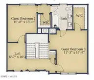 518 Bartley Street, Vass, NC 28394 — 3-bedroom home in Badgers Court, Vass, NC, photo 3 of 4: BC 8 Second floor
