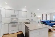 1010 Salter Path Road 6, Indian Beach, NC 28512 — 2-bedroom waterfront condo in Mariners Point, Indian Beach, NC, photo 10 of 39: Kitchen with island