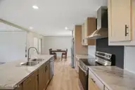 1396 Nixonton Road, Elizabeth City, NC 27909 — 3-bedroom manufactured home, Elizabeth City, NC, photo 11 of 25: Kitchen/Dining